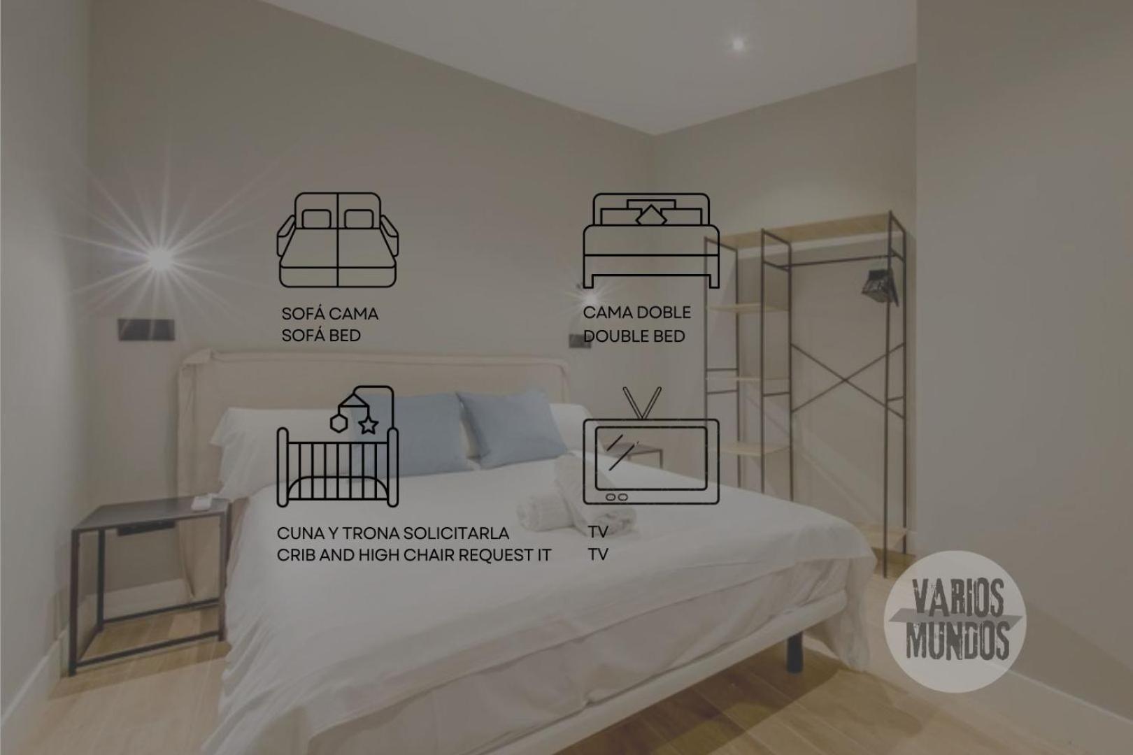 Urban And Central Apt 5Pax En Calle Silva-Gran Via E2 Madrid Esterno foto